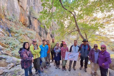 پیمایش کمهر تا آبشار مارگون